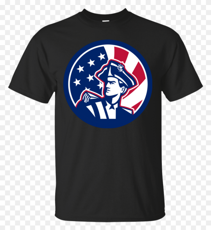 921x1014 American Patriot Usa Flag Icon Gildan Ultra Cotton, Clothing, Apparel, T-shirt HD PNG Download