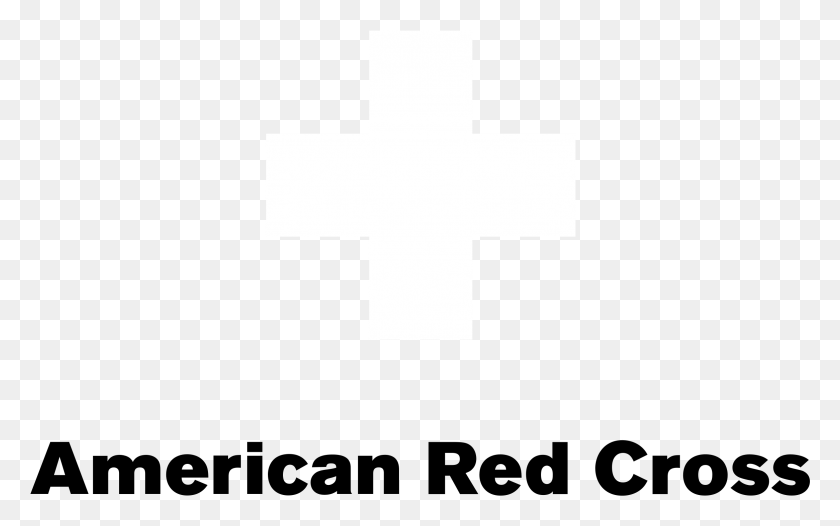 2331x1394 Логотип Американского Красного Креста 01 Черно-Белый Американский Красный Крест, Символ, Первая Помощь, Товарный Знак Png Скачать