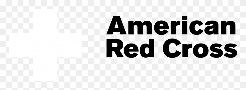 2331x743 American Red Cross Logo Black And White American Red Cross, Gray, World Of Warcraft HD PNG Download