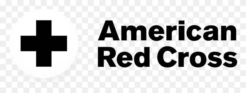 2181x722 Логотип Американского Красного Креста Черно-Белый Круг, Текст, Число, Символ Hd Png Скачать
