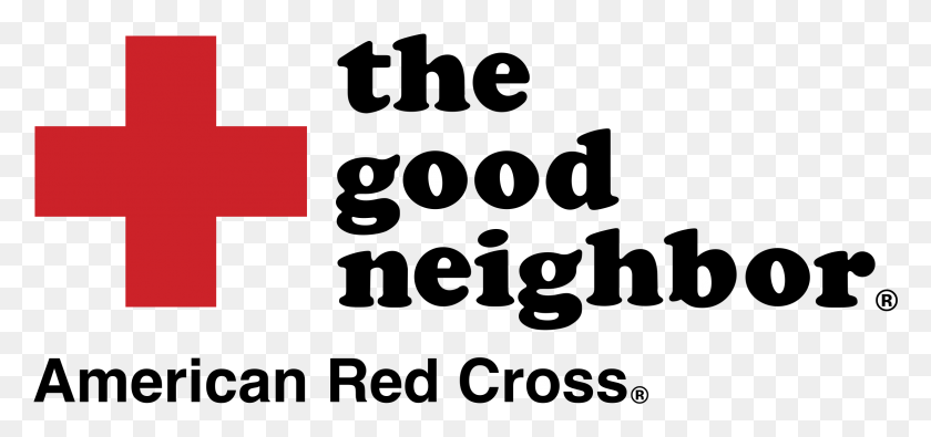 2331x1003 American Red Cross Logo Transparent Flag, Text, Outdoors HD PNG Download