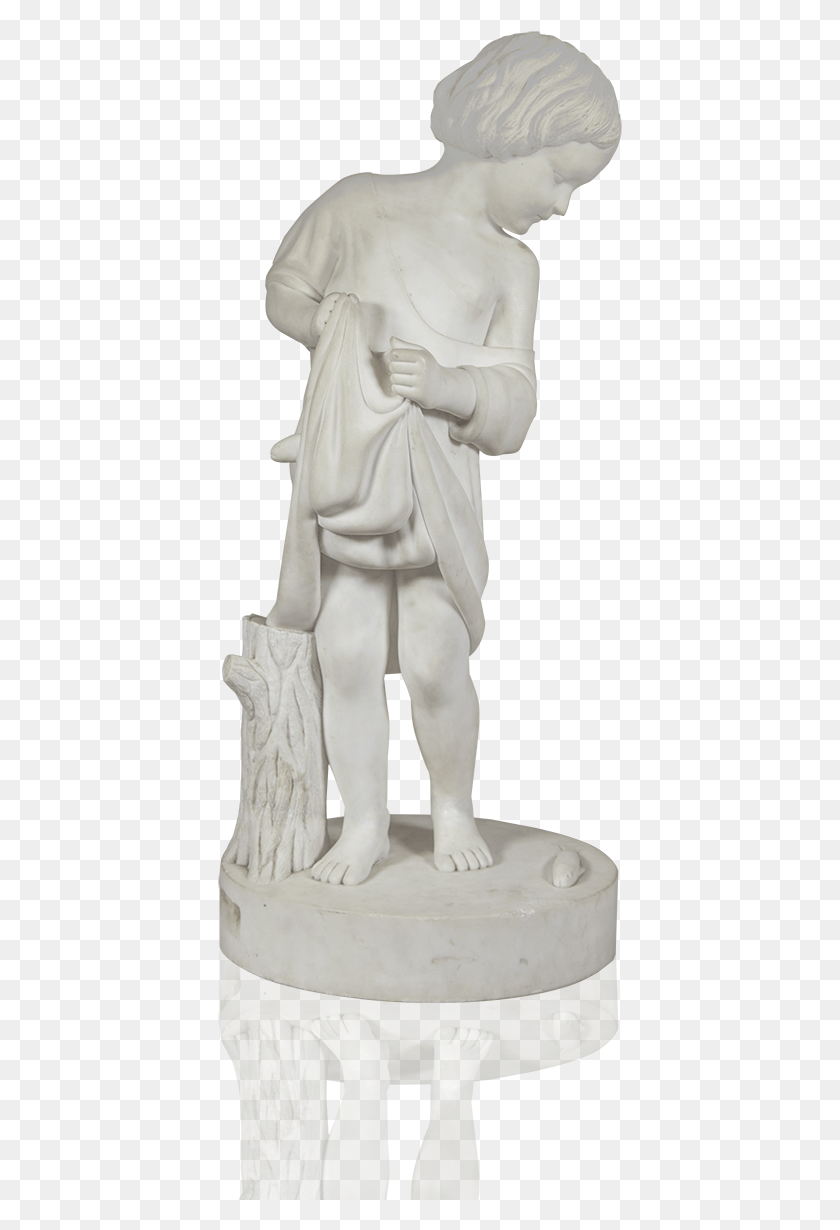 405x1170 American School Classical Marble Sculpture Young Boy Marble Statue, Figurine, Person HD PNG Download