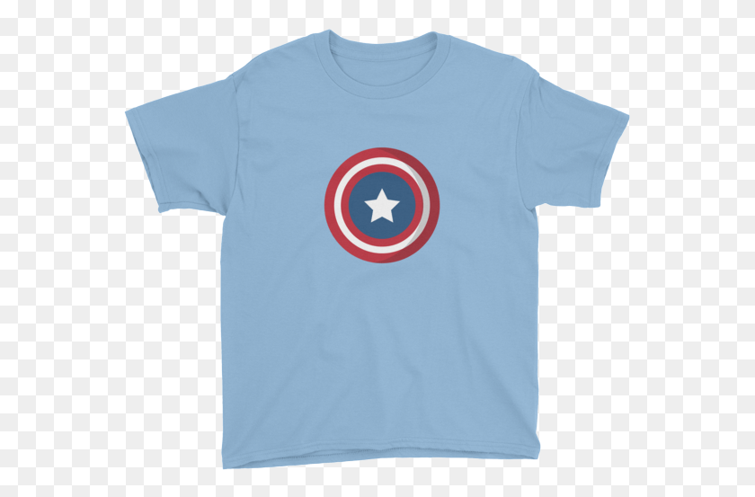 565x493 American Shield Youth Short Sleeve T Shirt Kindness Wonder Book Gif, Clothing, Apparel, Symbol HD PNG Download