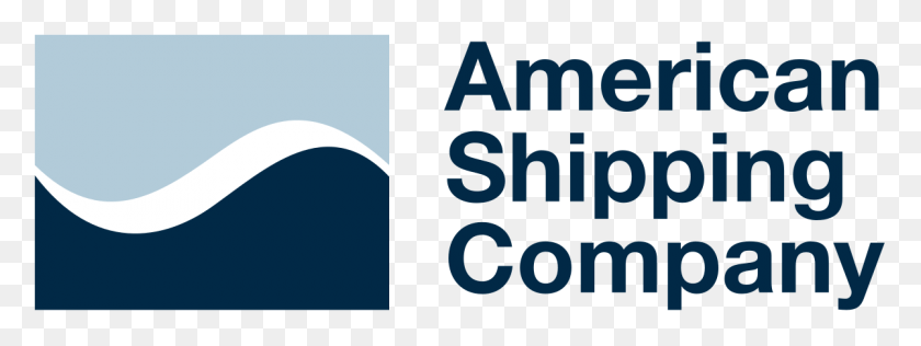1200x395 American Shipping Company, Logo, Symbol, Trademark HD PNG Download