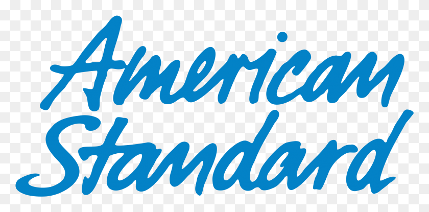 2331x1061 American Standard 02 Logo Transparent American Standard Logo, Text, Handwriting, Label HD PNG Download