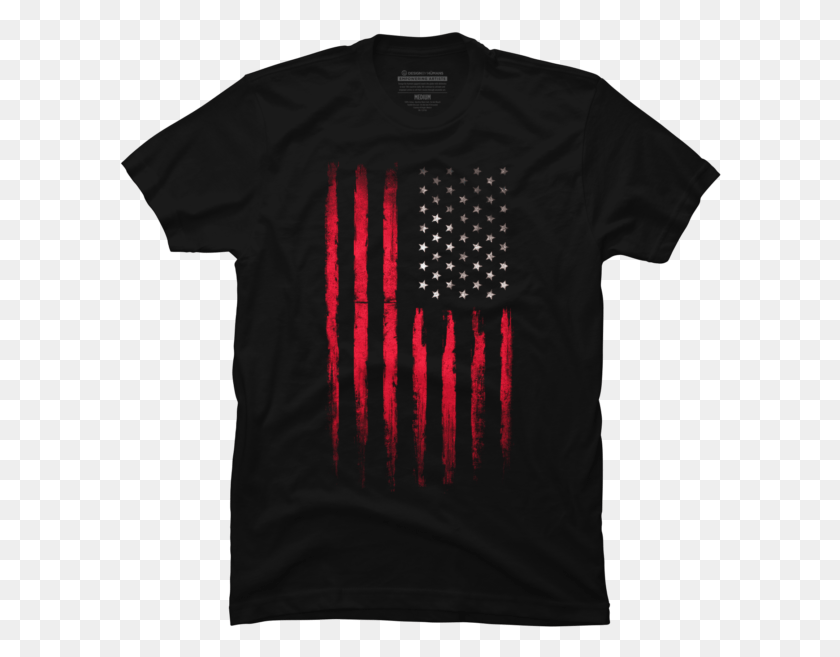 602x597 American Stars And Stripes Flag Grunge T Shirt, Clothing, Apparel, T-shirt HD PNG Download