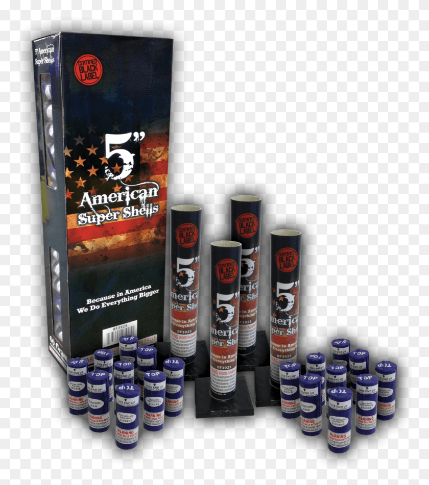 1055x1206 American Super Shells Tower Of Shells Firework, Tin, Can, Spray Can HD PNG Download
