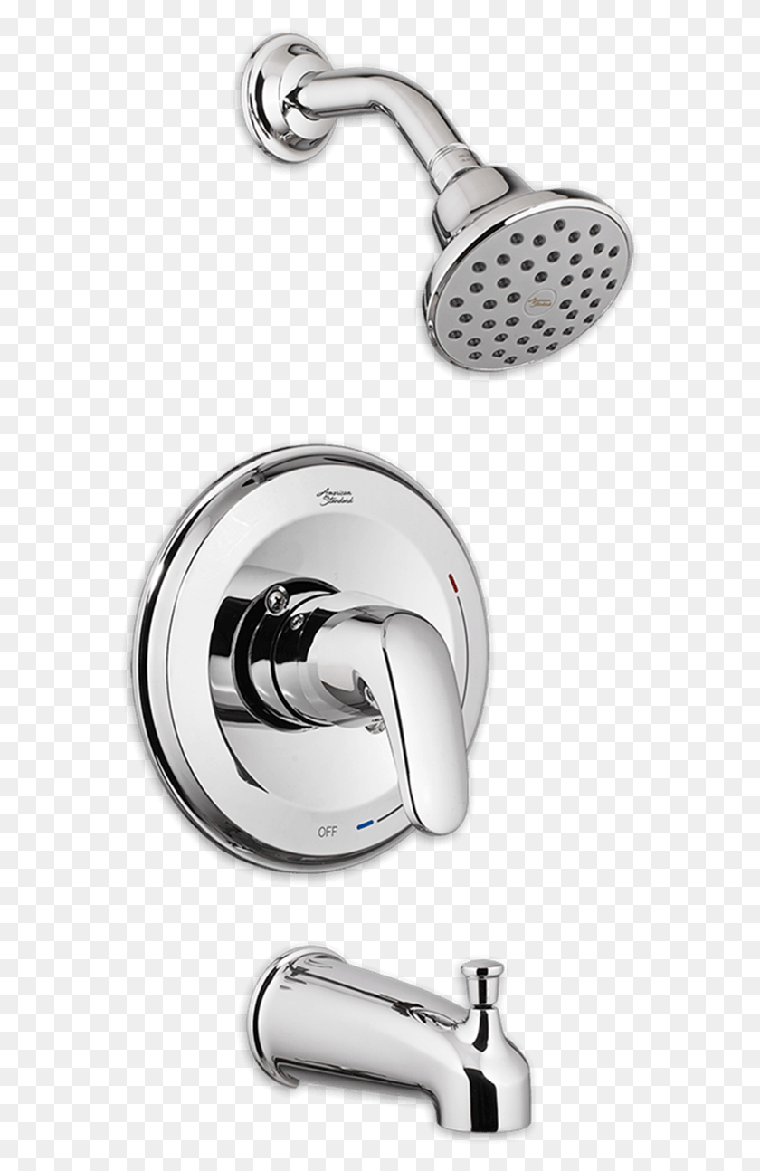 574x1234 American T075508, Shower Faucet HD PNG Download