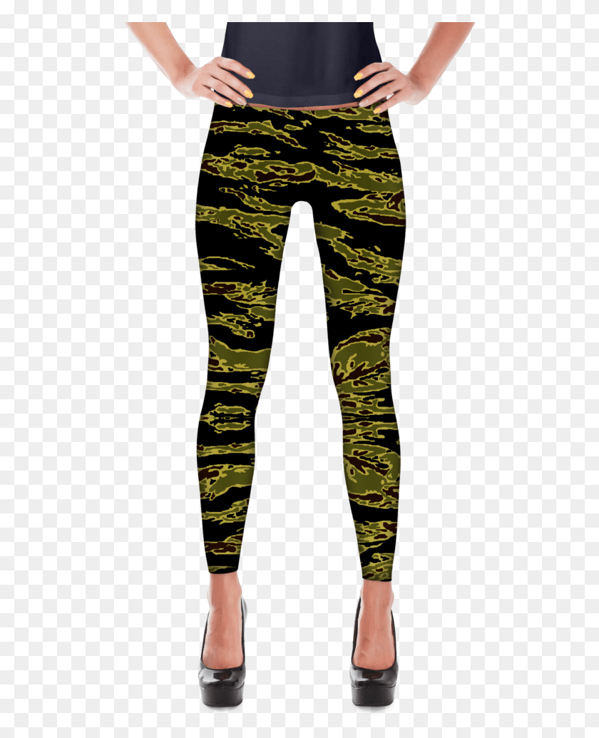 494x975 American Tiger Stripe Camo All Over Leggings Legging Crossfit, Clothing, Apparel, Person HD PNG Download