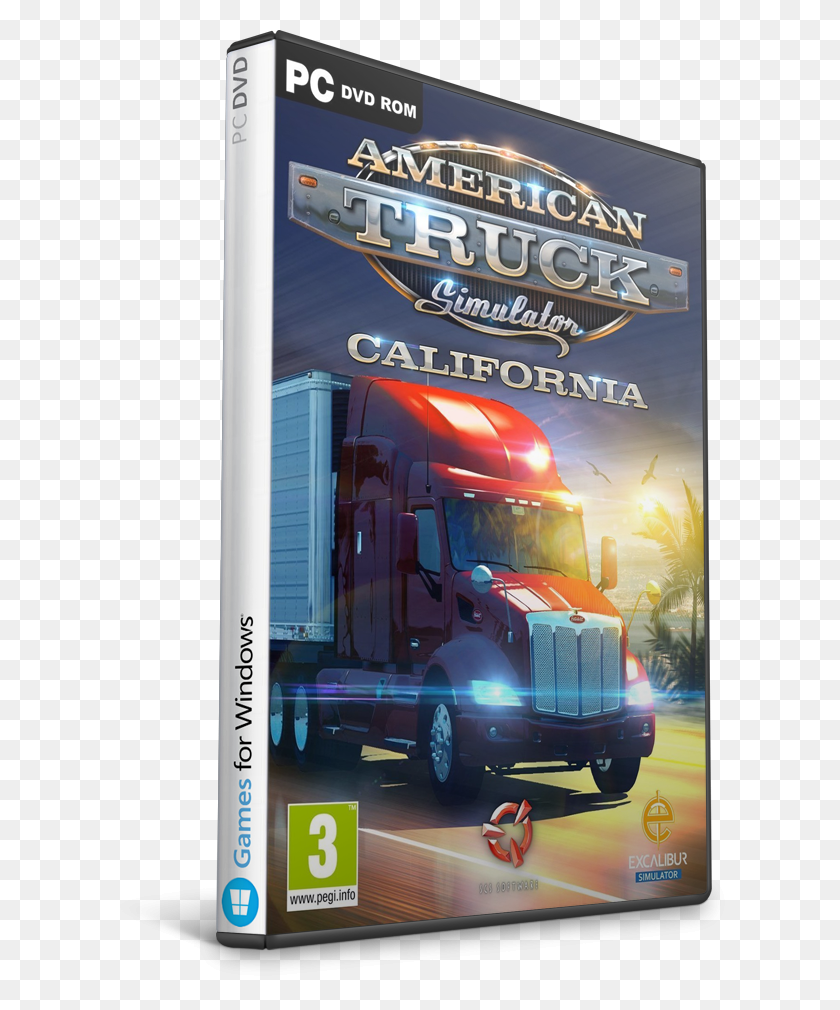 620x950 American Truck Simulator Para Pc, Wheel, Machine, Trailer Truck HD PNG Download