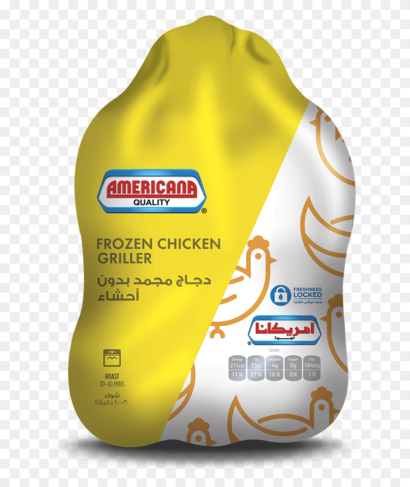 635x938 Americana Frozen Whole Griller Chicken 1000g Americana Chicken Griller, Bottle, Sunscreen, Cosmetics HD PNG Download