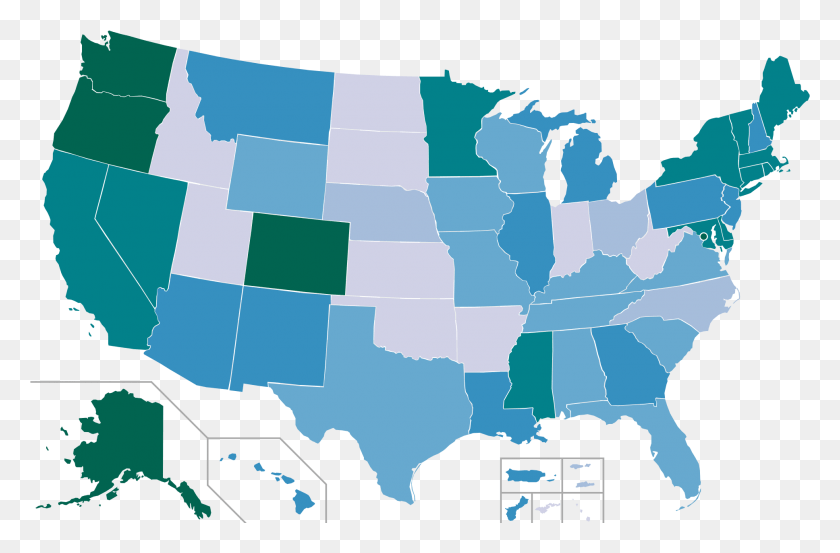 1936x1225 Americans Are More Bullish Than Ever On Legal Weed 2018 Marijuana Legalization Map, Diagram, Plot, Atlas HD PNG Download