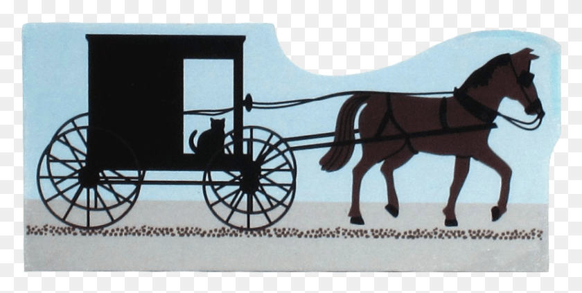 827x385 Amish Amish Buggy, Лошадь, Млекопитающее, Животное Hd Png Скачать