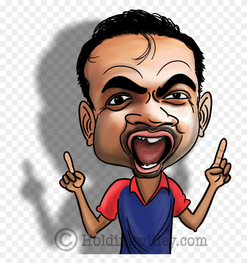 739x836 Amit Mishra India Cricket Ipl Cartoon, Person, Human, Face HD PNG Download