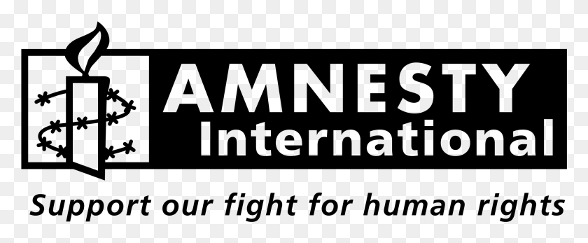 2331x859 Amnesty International Logo Transparent Amnesty International Free Logo, Gray, World Of Warcraft HD PNG Download