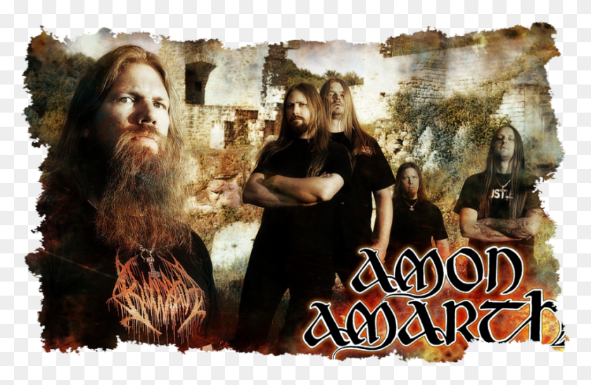 928x580 Amon Amarth Logo, Face, Person, Human HD PNG Download