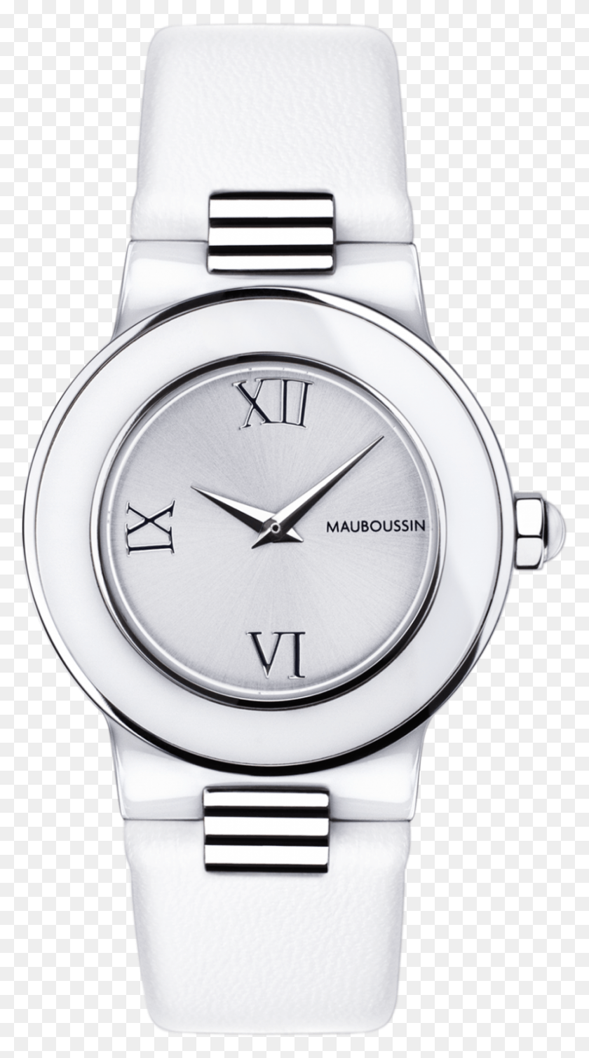 794x1477 Amour Le Jour Watch Roman Numerals And Leather Strap Montre Mauboussin Femme Solde, Wristwatch, Clock Tower, Tower HD PNG Download