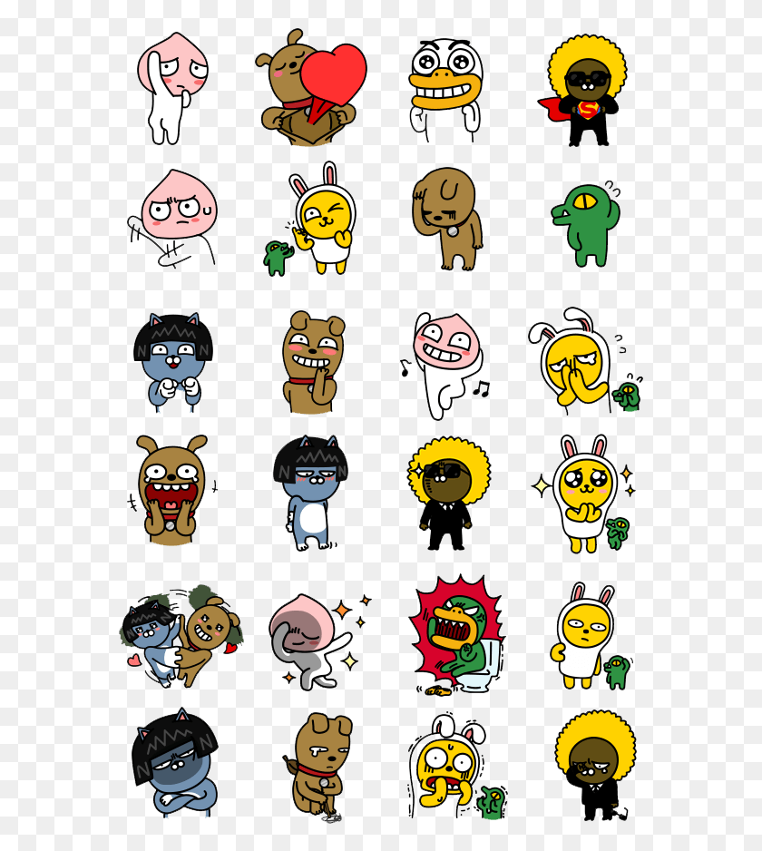 579x878 Amp51060amp48120amp51648 Amp45348amp51060amp48260 Kakao Friends Emoticon, Label, Text, Sticker HD PNG Download