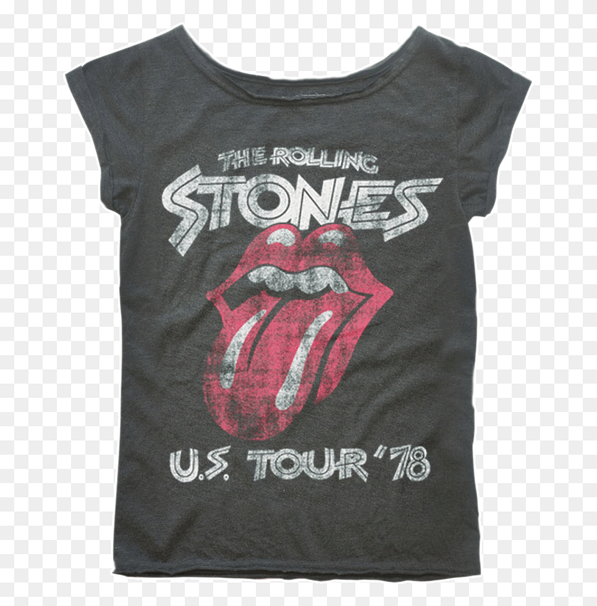 665x793 Amplified Womens Rolling Stones Tour 78 2 For 35 Amplified Tongue, Clothing, Apparel, T-shirt HD PNG Download