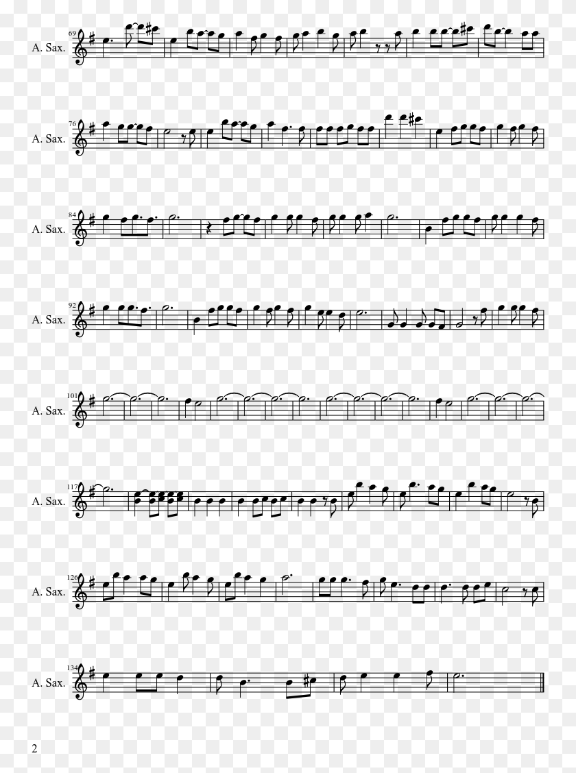 749x1068 Amumu Sheet Music Composed By Joe Majors 2 Of 2 Pages Sugar We Re Goin Down Alto Sax Sheet Music, Gray, World Of Warcraft HD PNG Download