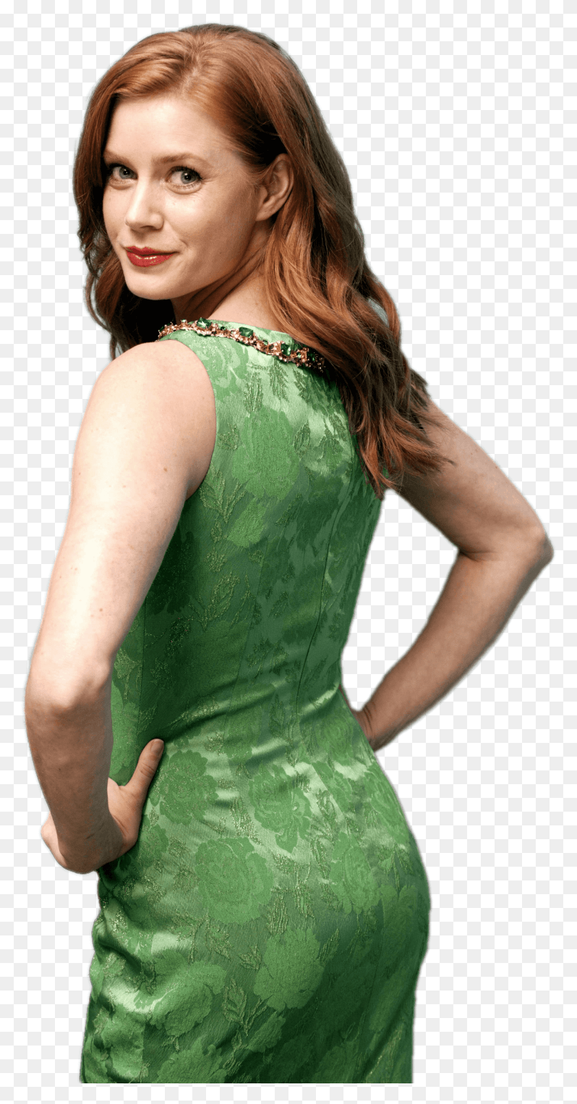 2019x4001 Amy Adams Green Dress Amy Adams Ass Butt, Clothing, Apparel, Evening Dress HD PNG Download