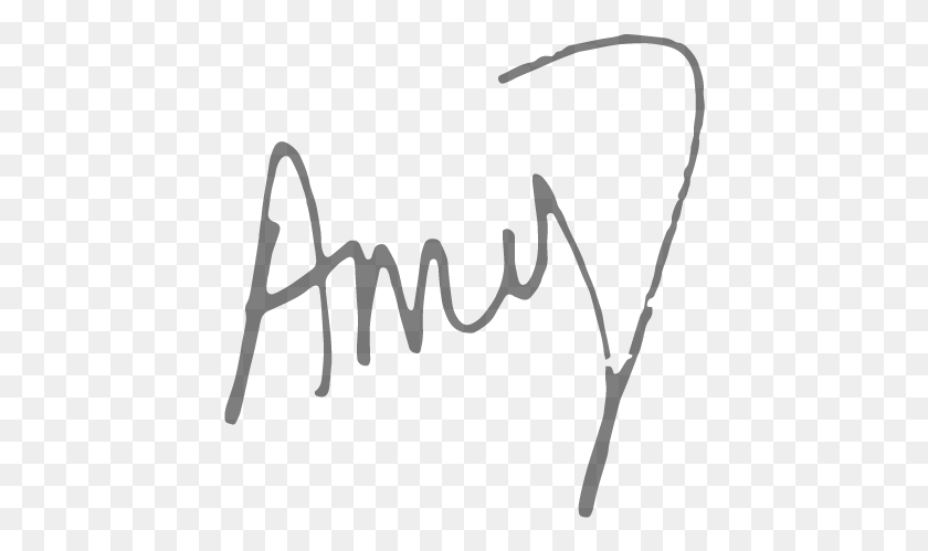 436x439 Amy Desleuries Signature Calligraphy, Gray, World Of Warcraft HD PNG Download