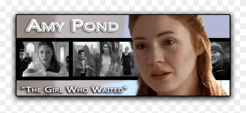 849x355 Amy Pond Amypond1 Photo Caption, Face, Person, Human HD PNG Download