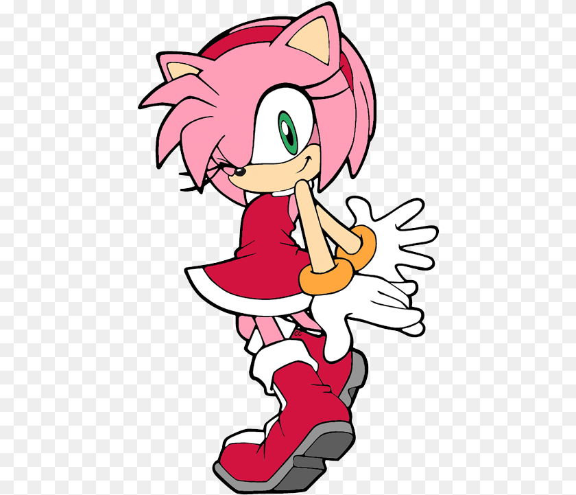 442x721 Amy Rose Amy Rose Sonic Advance, Book, Comics, Publication, Baby PNG