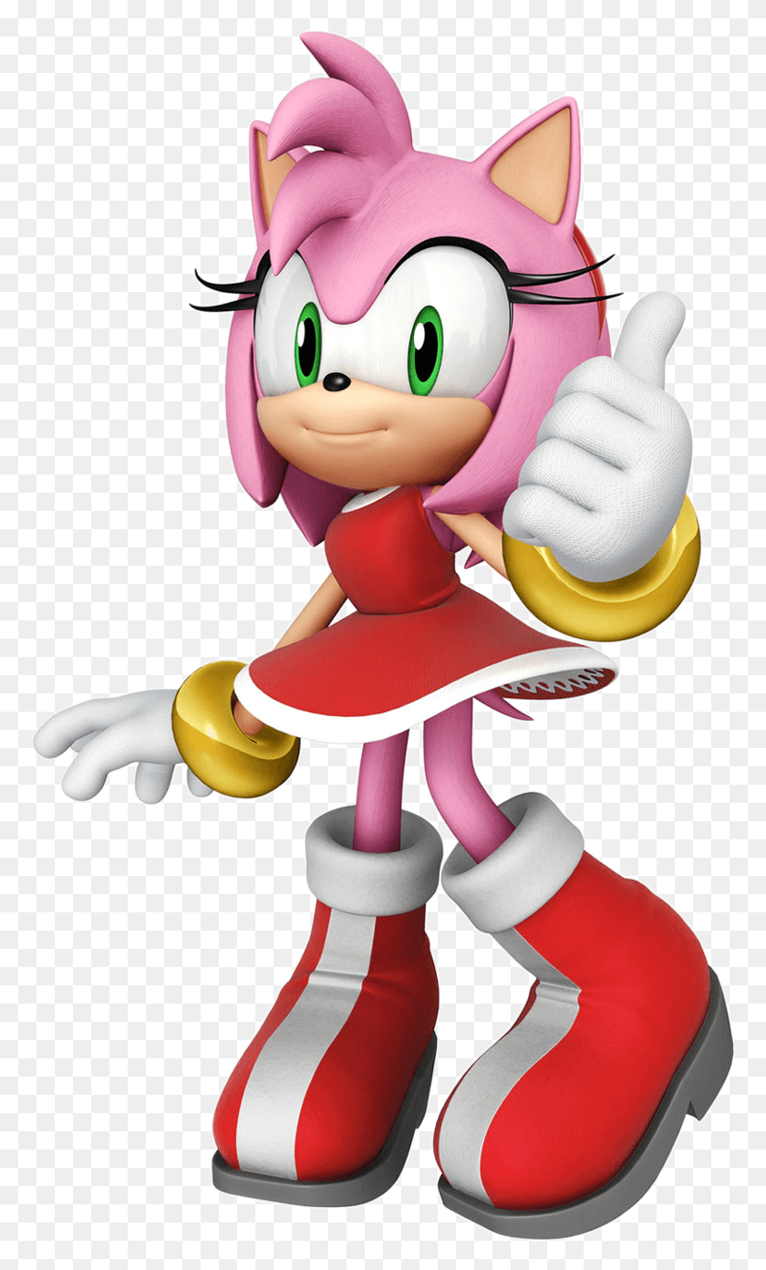 776x1332 Amy Rose Sonic Wiki Sonic Amp Sega All Stars Racing Amy, Juguete, Figurilla, Super Mario Hd Png