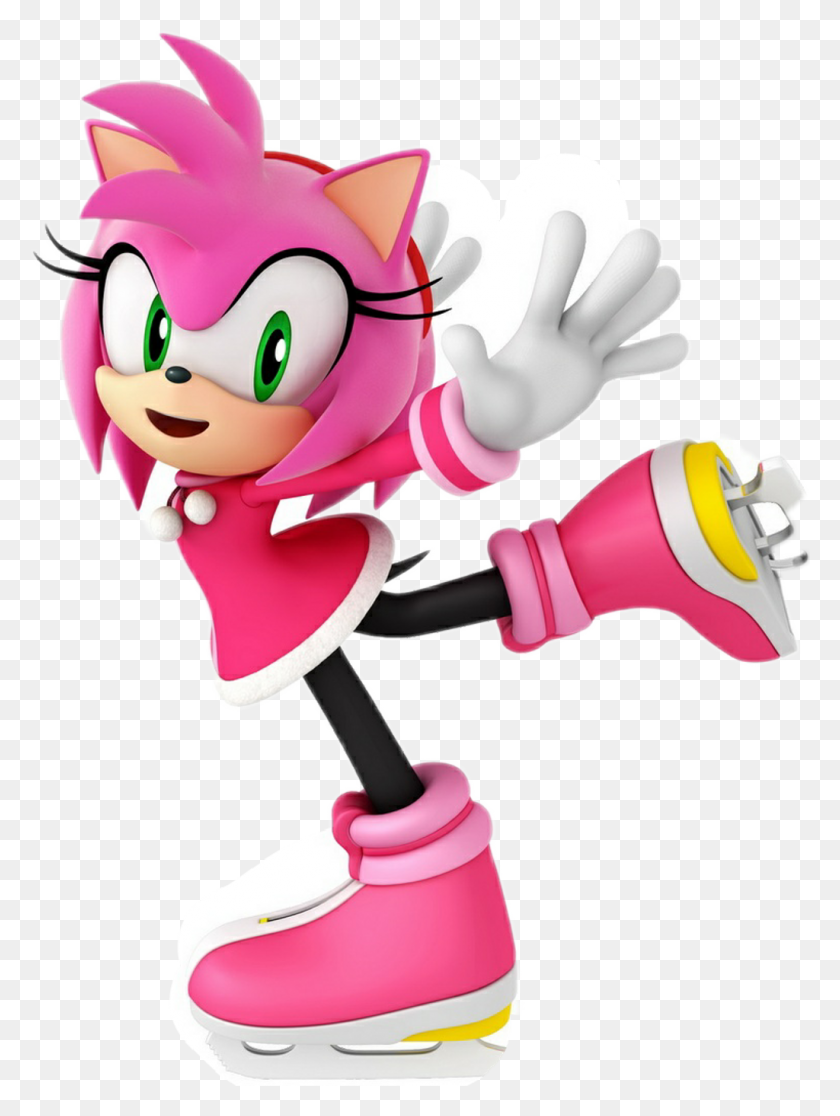1024x1387 Amyrose Sticker Mario And Sonic At The Olympic Games Amy Rose, Toy, Video Gaming HD PNG Download
