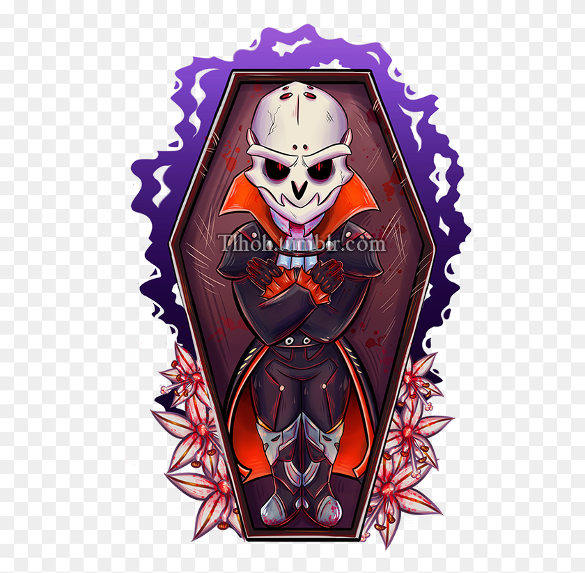 531x762 An Acrylic Charm Design For Dracula Reaper Illustration, Graphics, Person HD PNG Download
