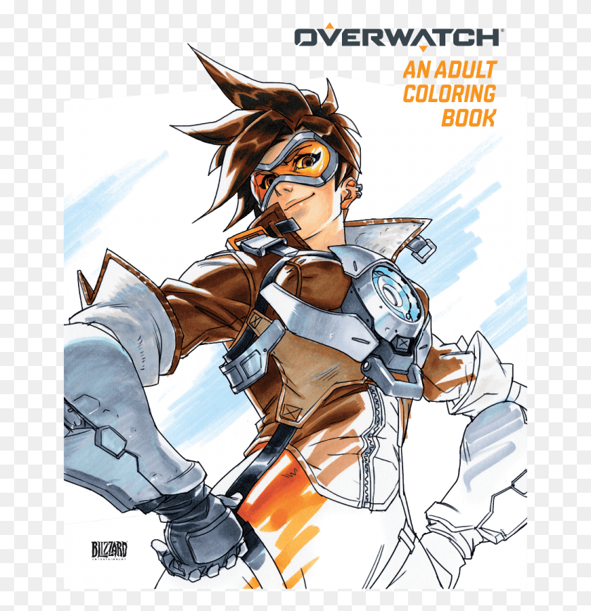 661x808 An Adult Coloring Book Overwatch Adult Coloring Book, Comics, Manga, Person HD PNG Download