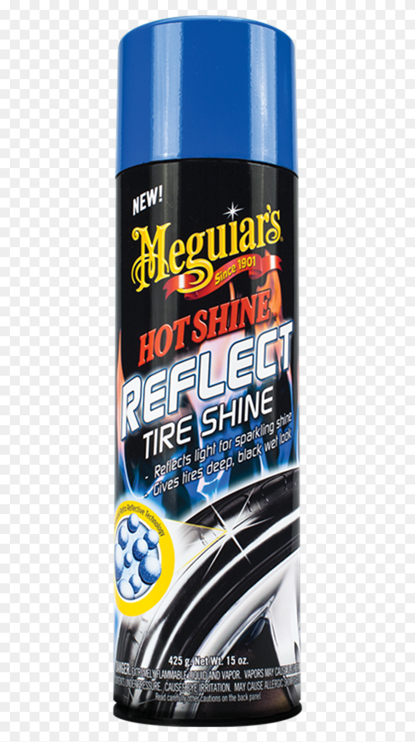 387x1441 An Error Occurred Meguiar39s Hot Shine Reflect Tire Shine, Text, Tin, Flyer HD PNG Download