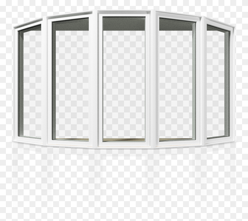 882x777 An Example Of A Bow Window China Cabinet, Prison, Architecture, Building HD PNG Download