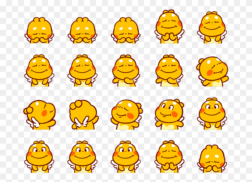 687x548 An Example Stickerset Smiley, Halloween, Pac Man, Fire HD PNG Download