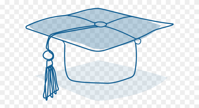 628x395 An Illustration Of A Graduation Cap, Cushion, Clothing, Apparel HD PNG Download