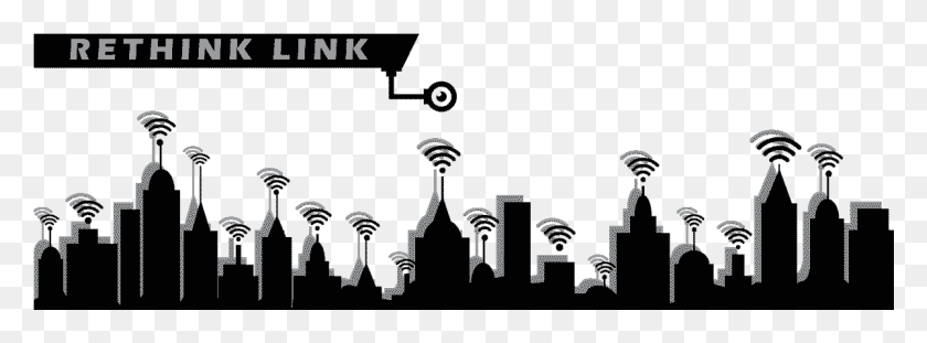 1201x388 An Interview With Anti Surveillance Activists Rethinklinknyc Illustration, Text, Alphabet, Building HD PNG Download