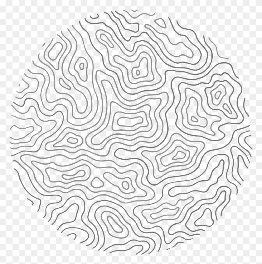 1185x1194 An Underwater Acoustic Ribbon For The Conservation Illustration, Rug, Maze, Labyrinth HD PNG Download