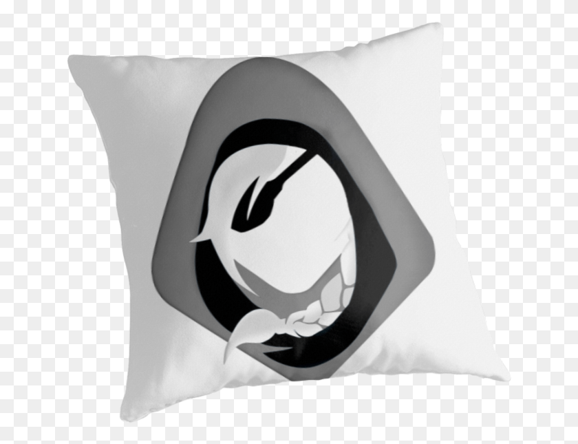 649x585 Ana Amari Black And White By Kevinsupreme Immortals League Of Legends, Pillow, Cushion, Stencil HD PNG Download