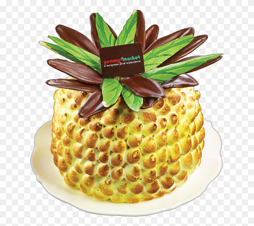 643x688 Ananas Sponge Cake Pineapple, Plant, Fruit, Food HD PNG Download