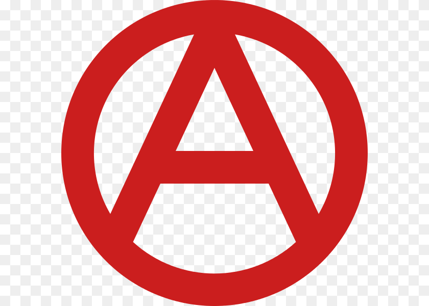 600x600 Anarky Anarchy Logo, Sign, Symbol, Road Sign Transparent PNG