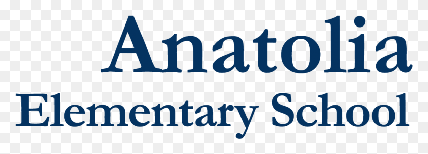 1030x320 Anatolia Elementary School Wordmark Blue Tan, Text, Word, Alphabet HD PNG Download