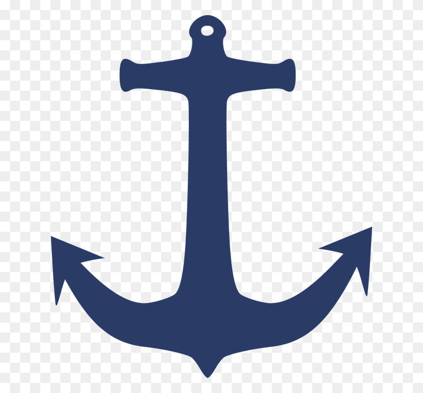 638x720 Anchor Anchor Clip Art, Hook, Cross, Symbol HD PNG Download