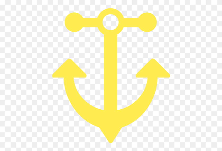 448x513 Anchor Emblem, Cross, Symbol, Hook HD PNG Download
