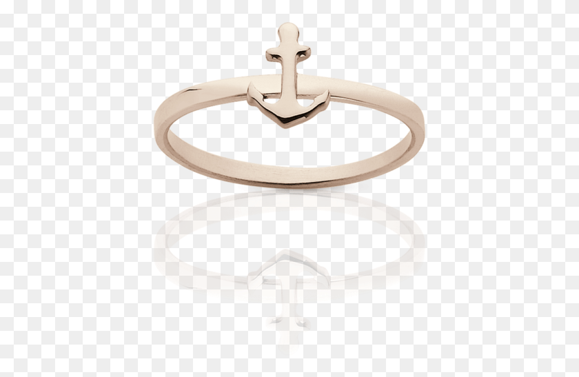 399x487 Anchor Stacker Ring Ring, Jewelry, Accessories, Accessory HD PNG Download