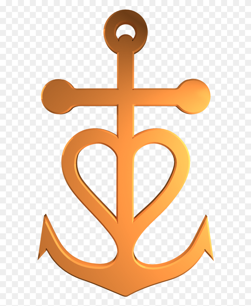 592x963 Anchor Symbol Hope Symbol For Hope Christian, Cross, Logo, Trademark HD PNG Download
