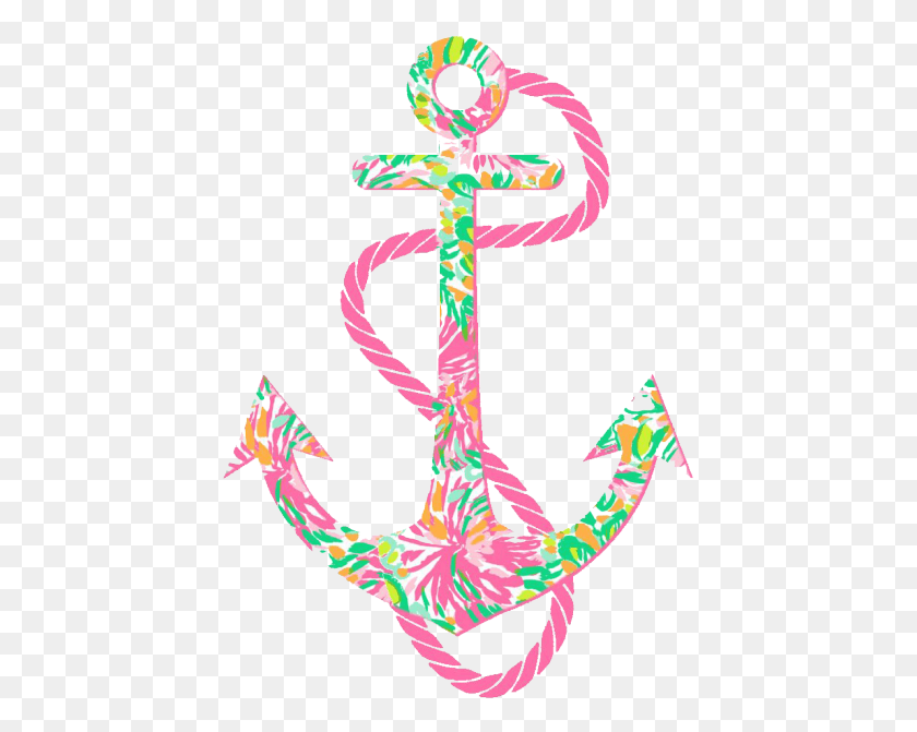 433x611 Anchor Tumblr Cute Anchor, Hook, Cross, Symbol HD PNG Download