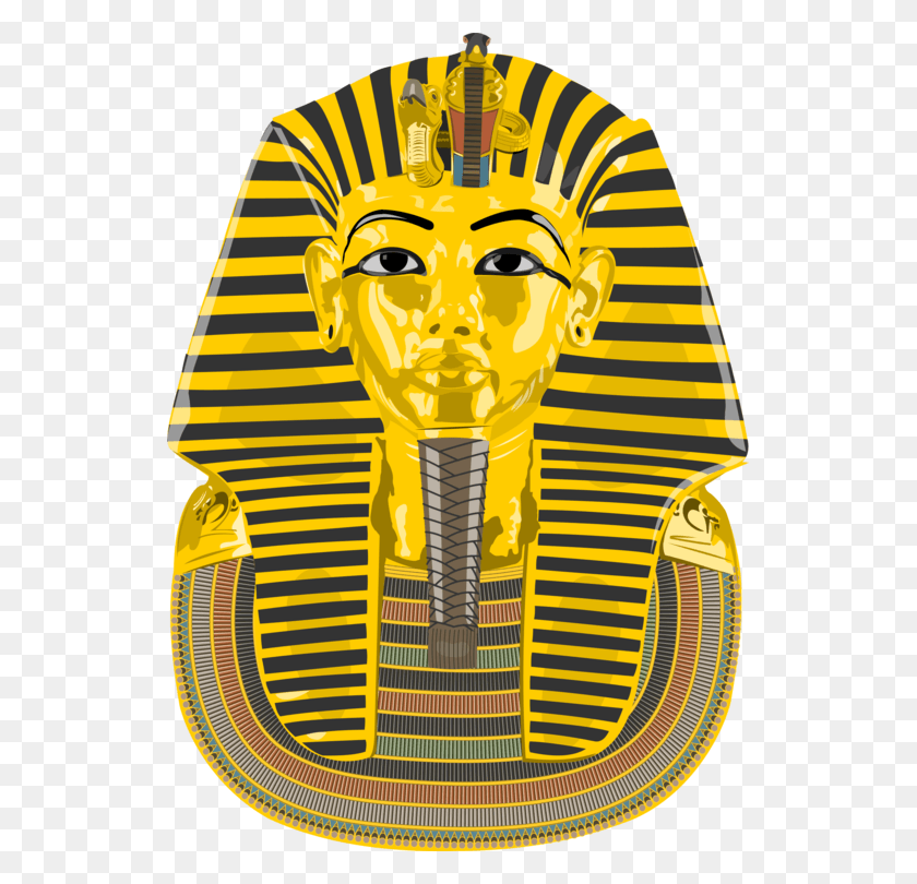 533x750 Ancient Egypt Mask Of Pharaoh Clipart, Gold, Treasure, Pet HD PNG Download