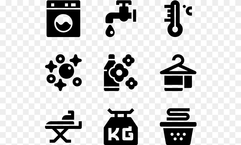 Ancient Greek Icons, Gray PNG
