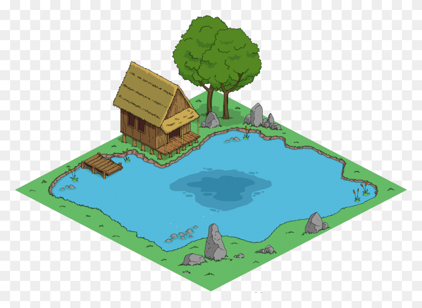 1632x1160 Ancient Ornamental Pond Simpson Tapped Out Lake, Nature, Outdoors, Rug HD PNG Download